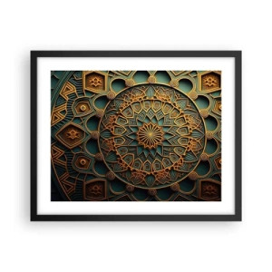 Poster în ramă neagră - În stil arabic - 50x40 cm