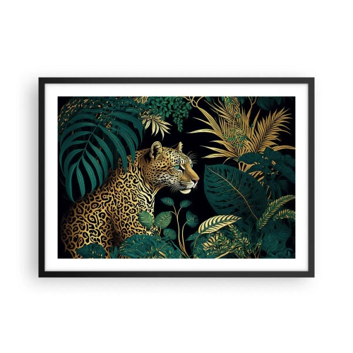 Poster în ramă neagră - Domnitorul junglei - 70x50 cm