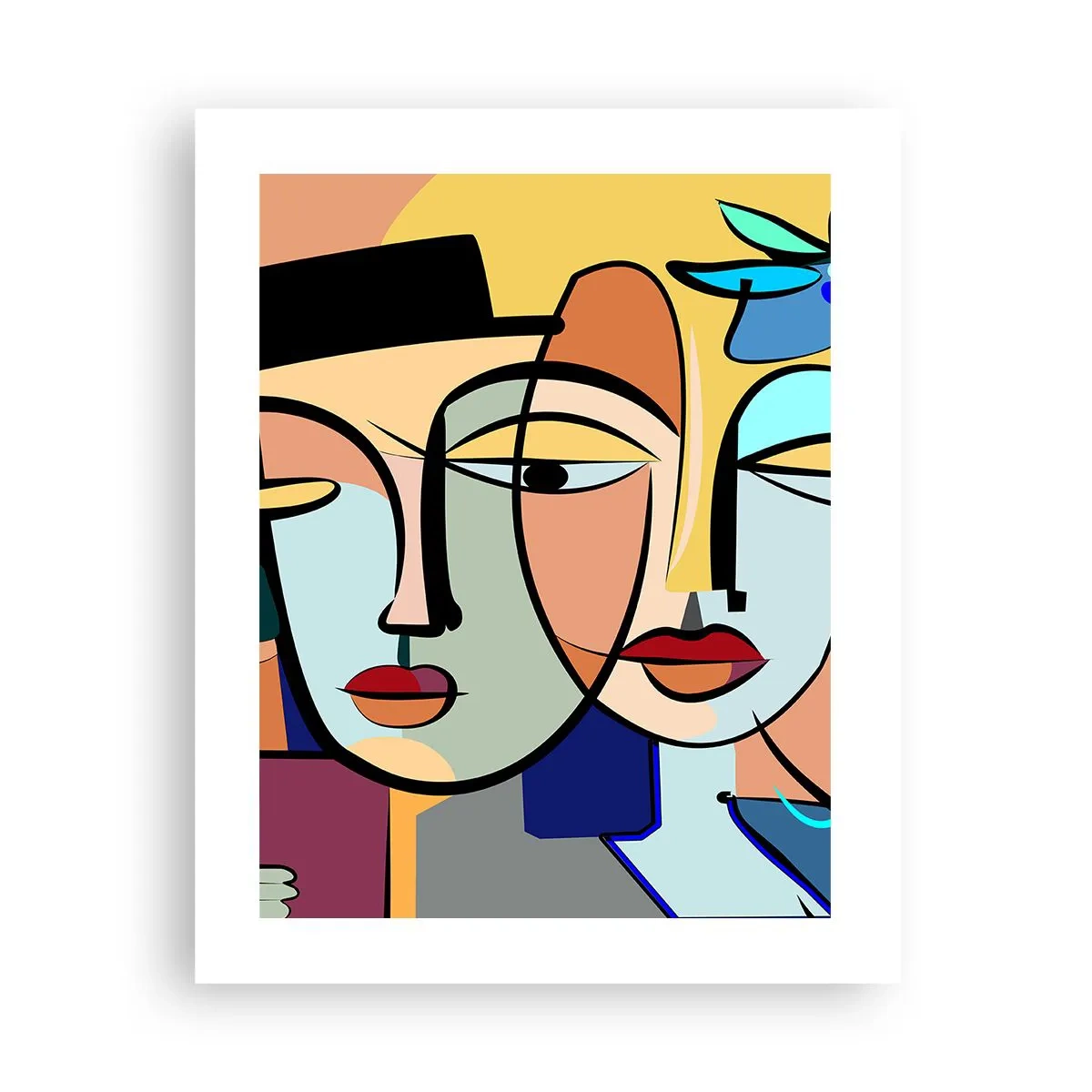 Poster - Întâlnire cu Picasso - 40x50 cm