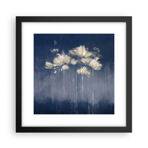 Poster în ramă neagră - Ca petalele în vânt - 30x30 cm