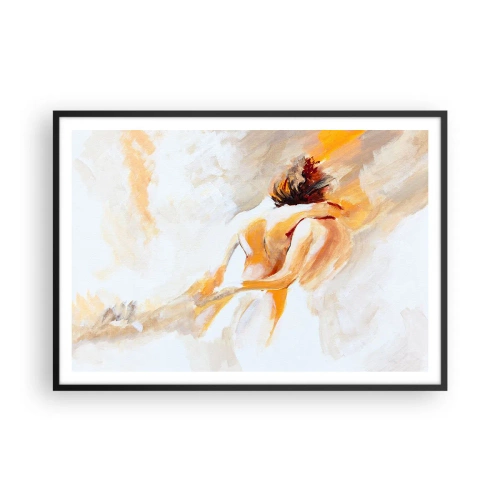 Poster în ramă neagră - În cerul proximității - 100x70 cm