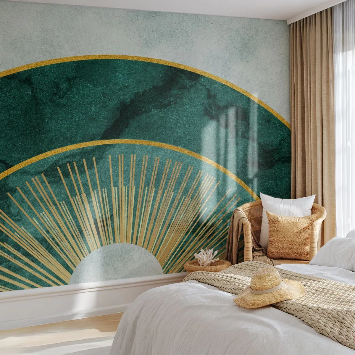 Tapet Premium Sand - Un alt sistem solar - Art Deco, Modern, Abstracția - 250x175 cm