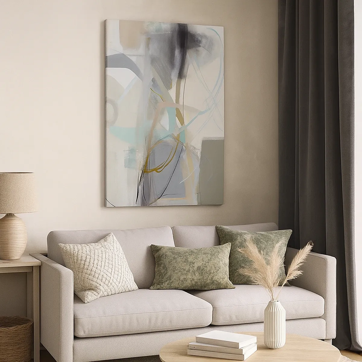 Tablou pe pânză - Abstracție cețoasă - 50x70 cm