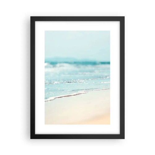 Poster în ramă neagră - Căldură și zgomotul valurilor - 30x40 cm