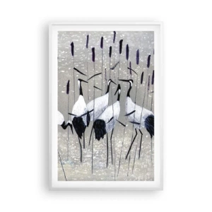 Poster în ramă albă - Printre ai tăi - 61x91 cm