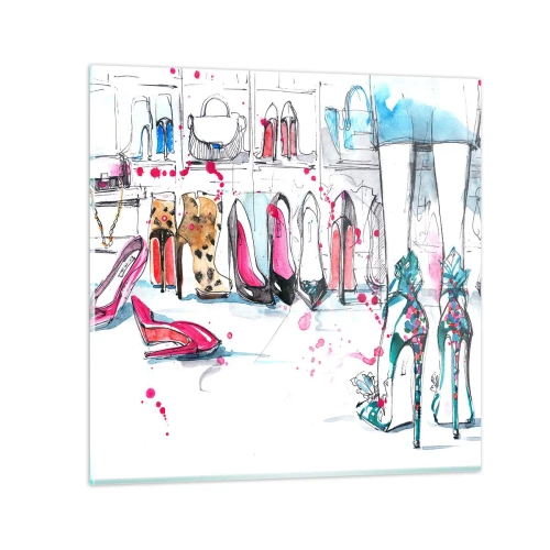 Tablou pe sticlă - Sesam, deschide-te - 30x30 cm