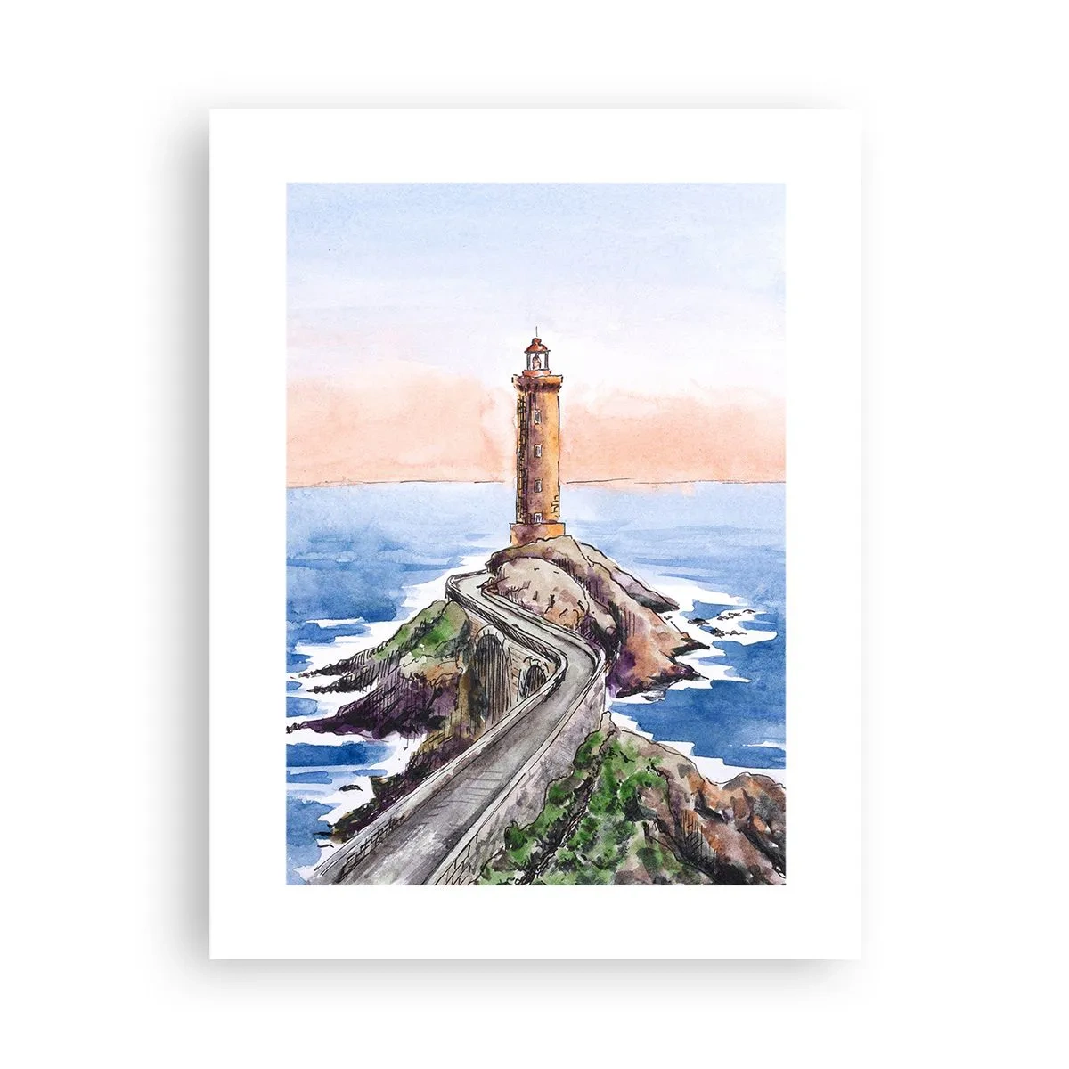 Poster - Cu fața la mare - 30x40 cm