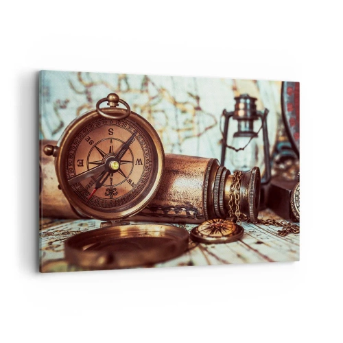 Tablou pe pânză - Te așteaptă o aventură cu pirați în Caraibe - 120x80 cm