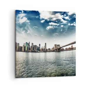 Tablou pe pânză - Insula de sticlă - 50x50 cm