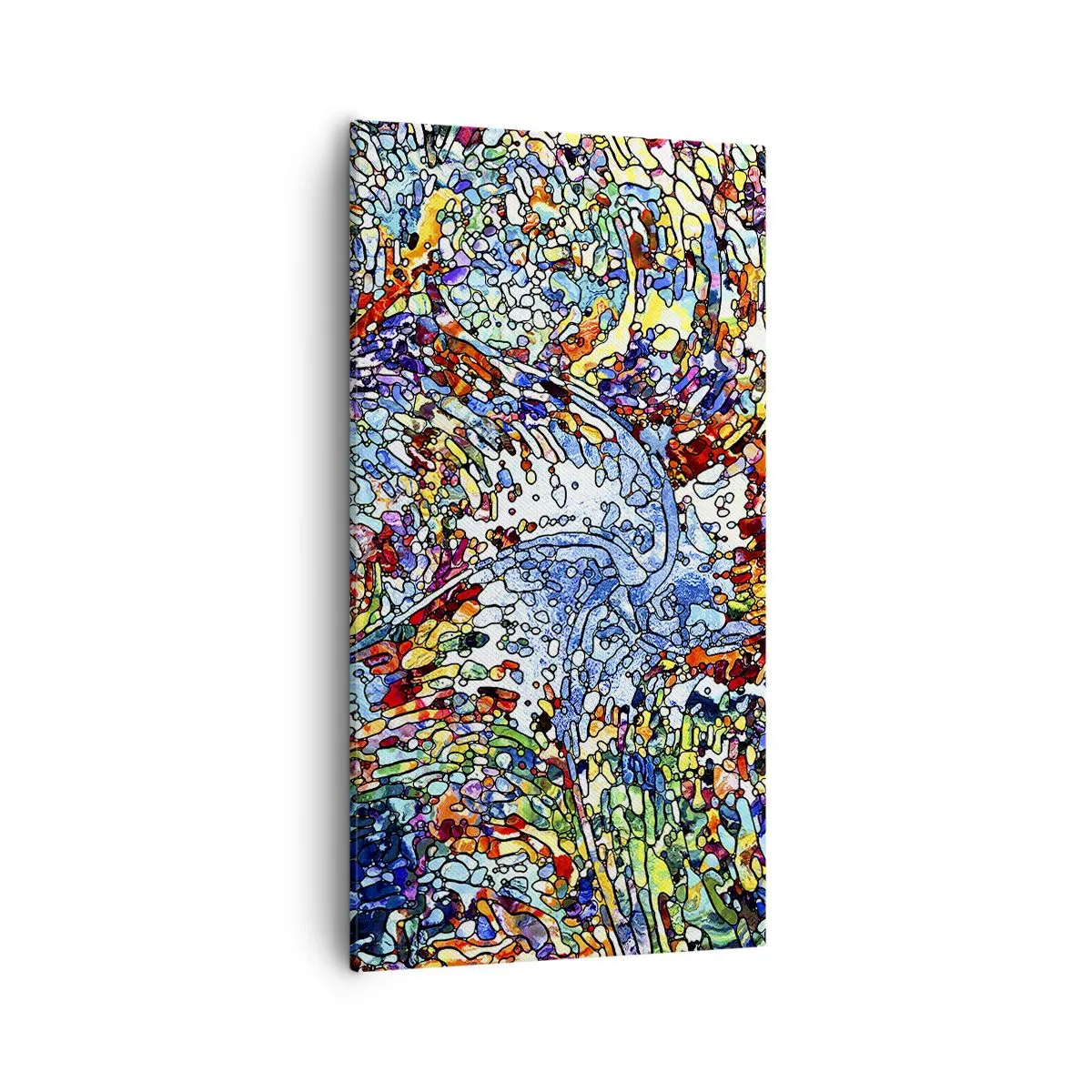 Tablou pe pânză - Vitraliu de picături - 55x100 cm