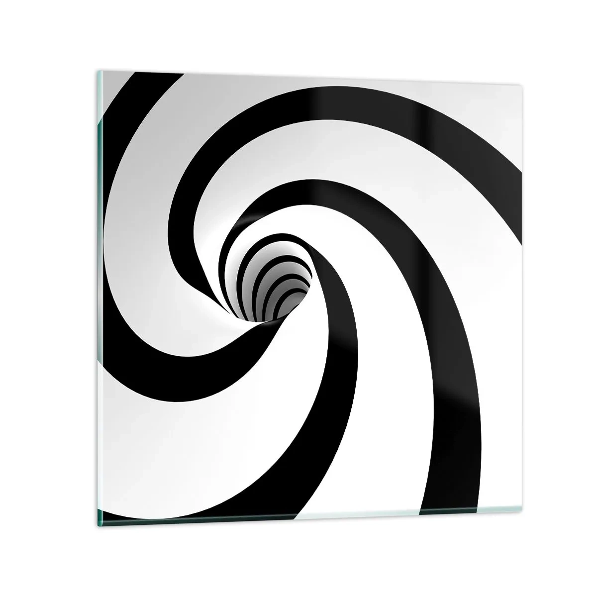 Tablou pe sticlă - Să te predai vortexului? - 50x50 cm