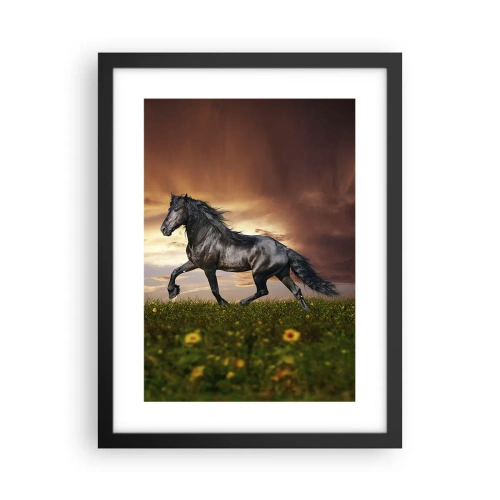 Poster în ramă neagră - Prințul negru - 30x40 cm