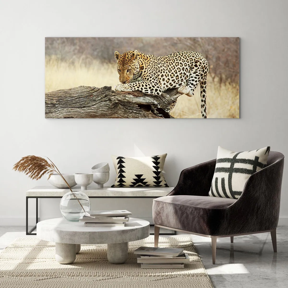 Tablou pe sticlă - Mă duc pe drumul meu - 90x30 cm