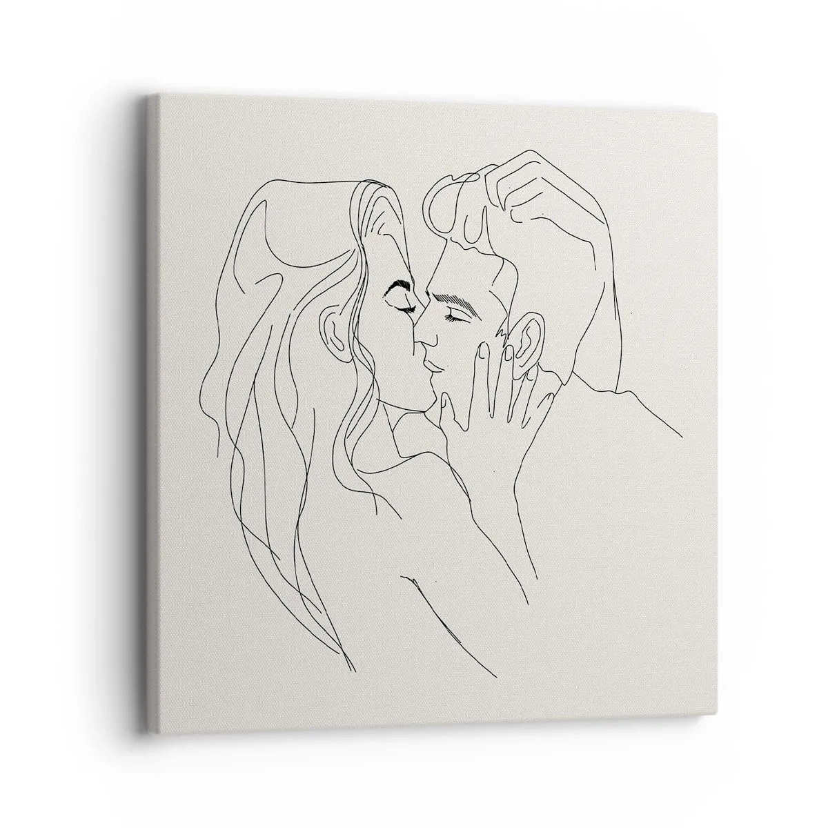 Tablou pe pânză - Încurcați în sentimente - 30x30 cm