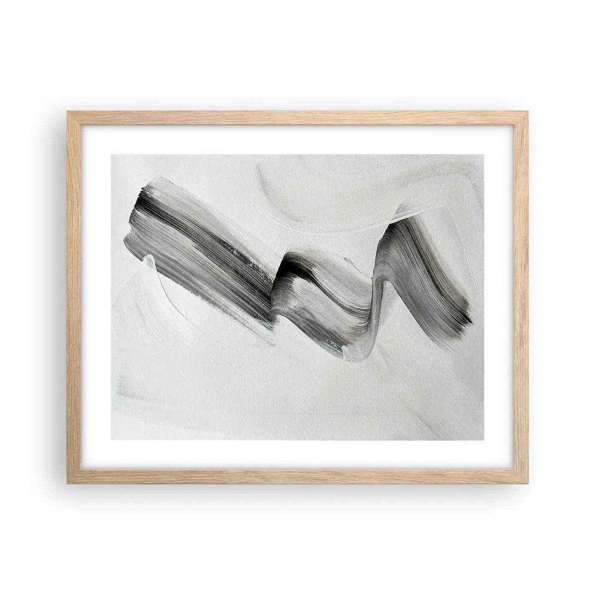 Poster în ramă de stejar deschis - Doar pentru distracție - 50x40 cm