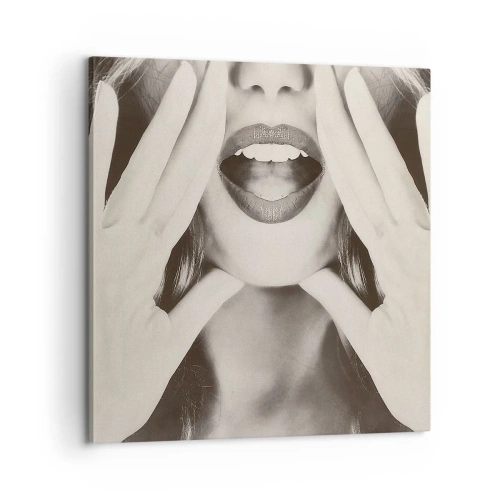 Tablou pe pânză - Vin imediat! - 60x60 cm