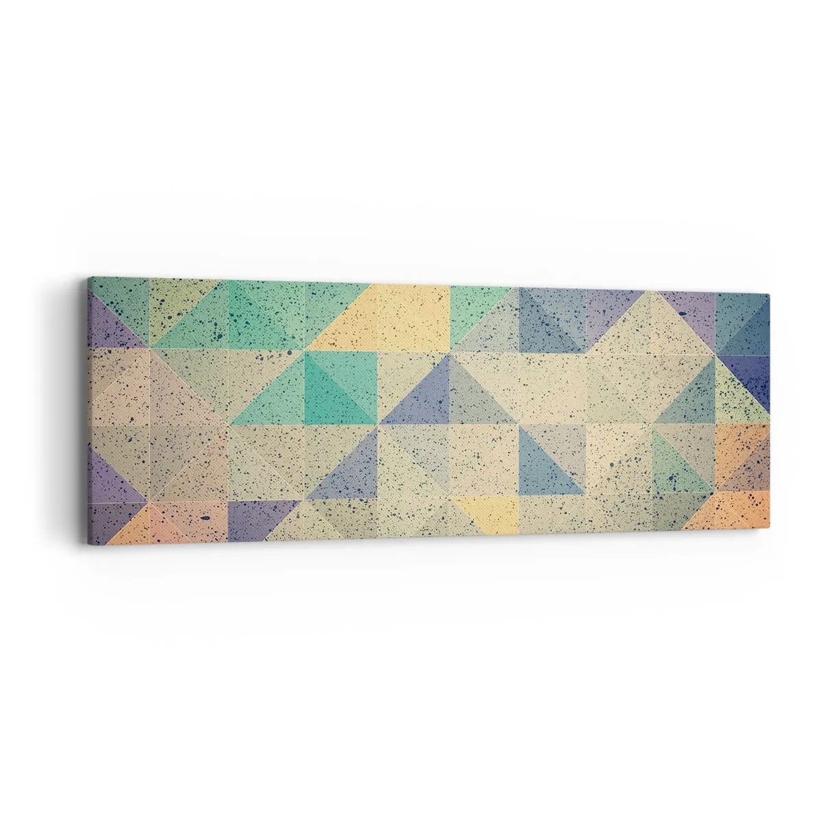 Tablou pe pânză - Republica triunghiurilor - 90x30 cm