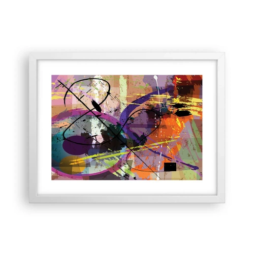 Poster în ramă albă - Poate fi drept sau de jur împrejur - 40x30 cm