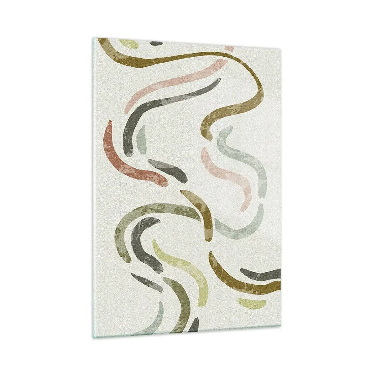 Tablou pe sticlă - Dansul vesel al abstracției - 50x70 cm