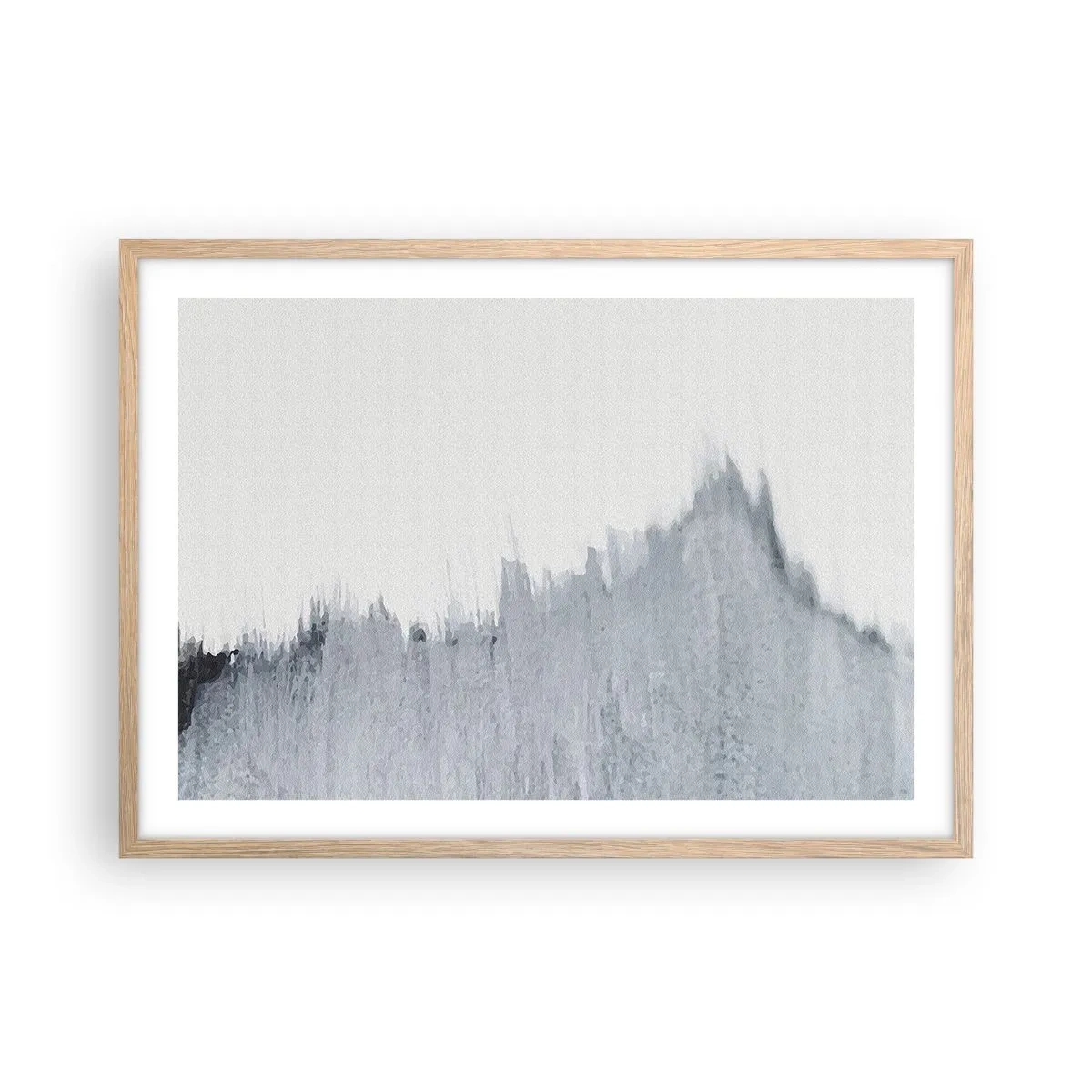 Poster în ramă de stejar deschis - Înregistrare secretă - 70x50 cm