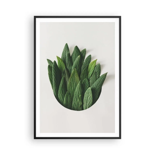 Poster în ramă neagră - Curiozitatea nestăvilită - 70x100 cm