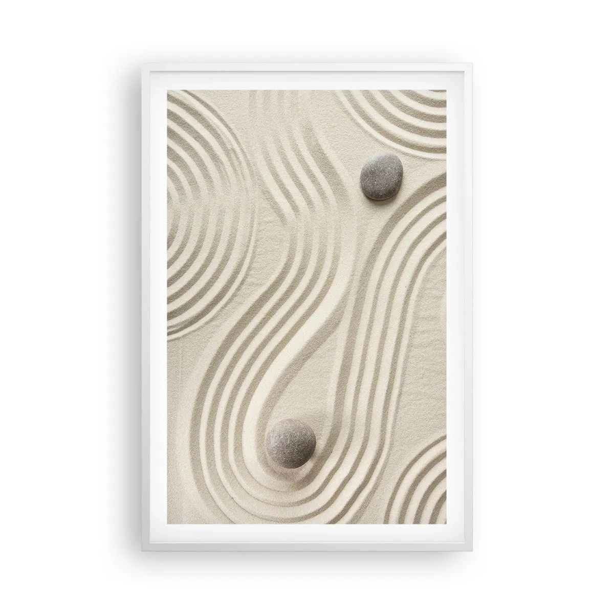 Poster în ramă albă - Atingere de căldură - 61x91 cm