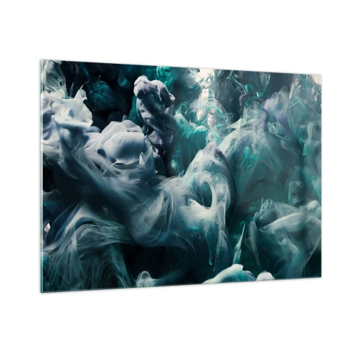 Tablou pe sticlă - Mișcarea culorilor - 100x70 cm