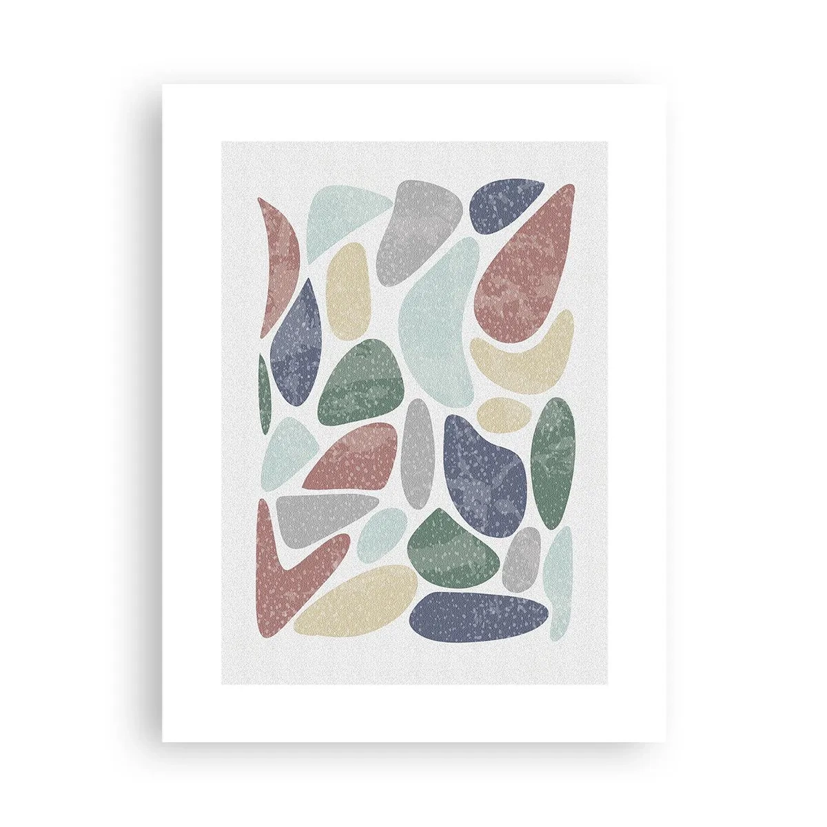 Poster - Un mozaic de culori pudrate - 30x40 cm