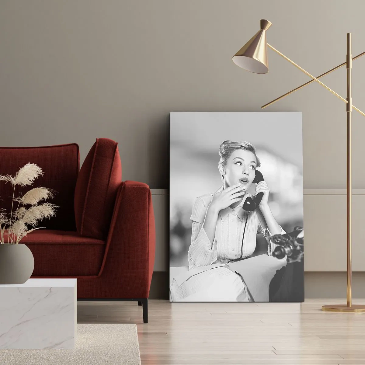 Tablou pe pânză - Bună ziua, suntem în anii '50. - 70x100 cm