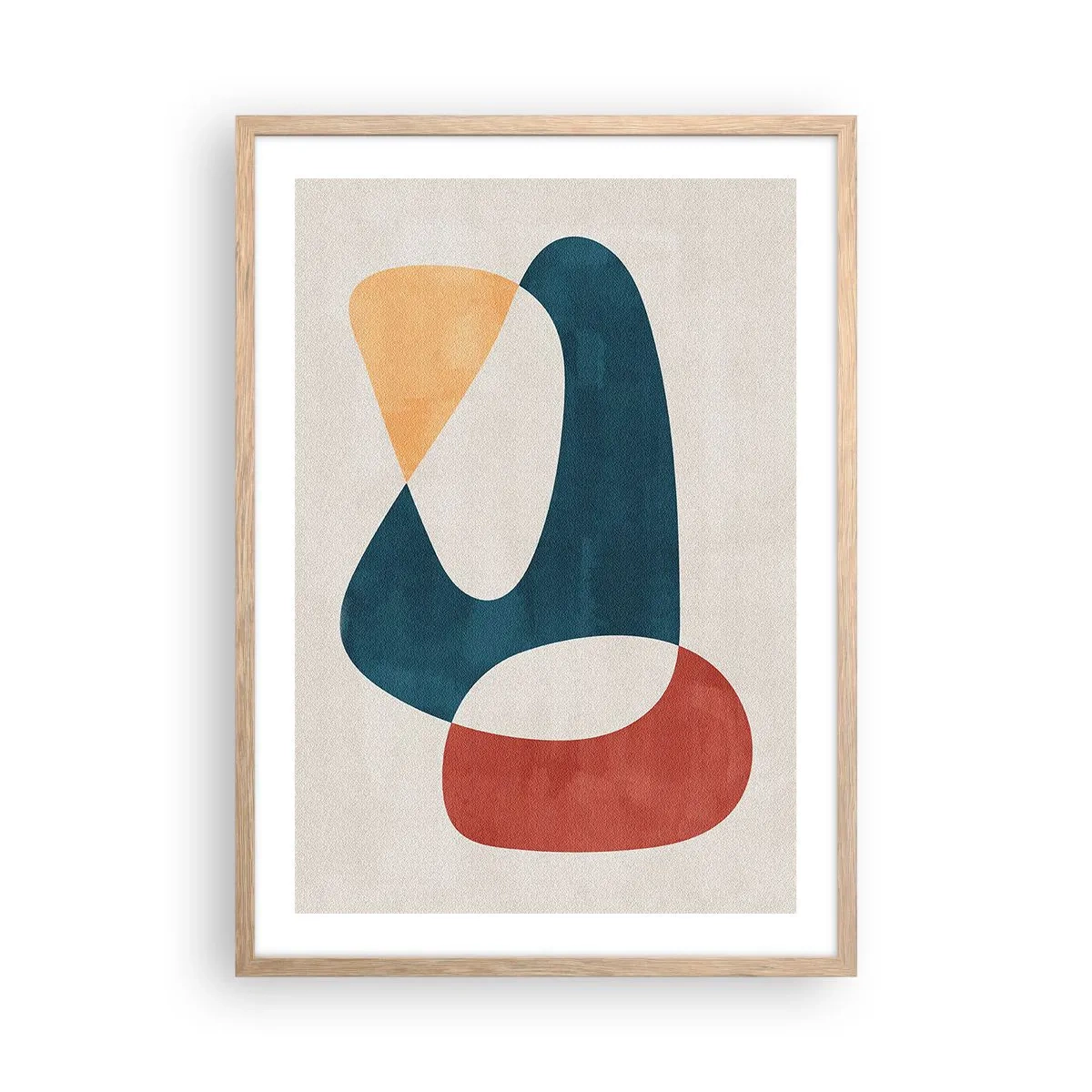 Poster în ramă de stejar deschis - Influențe și metamorfoze - 50x70 cm