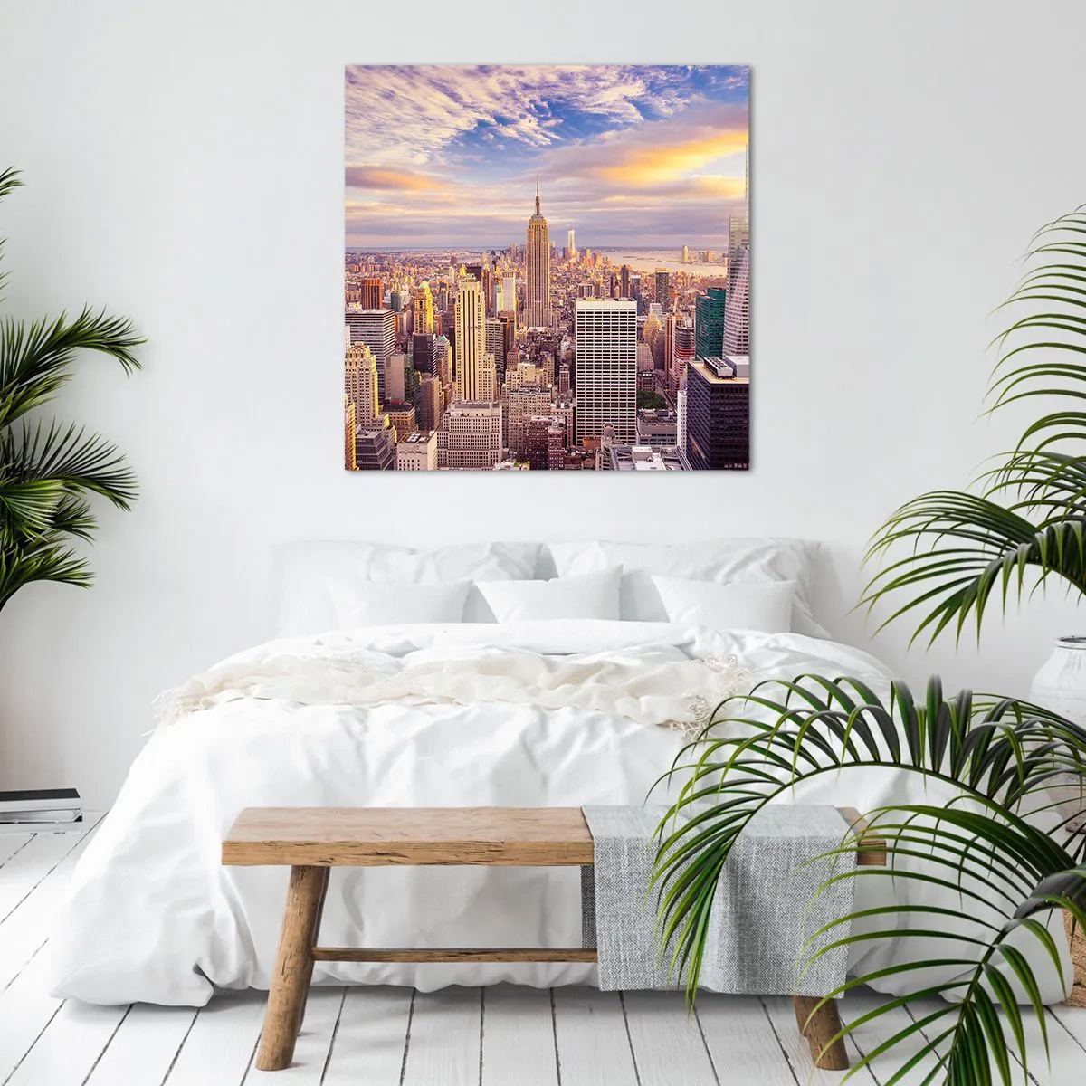 Tablou pe pânză - Ajungeți la nori înșiși - 30x30 cm