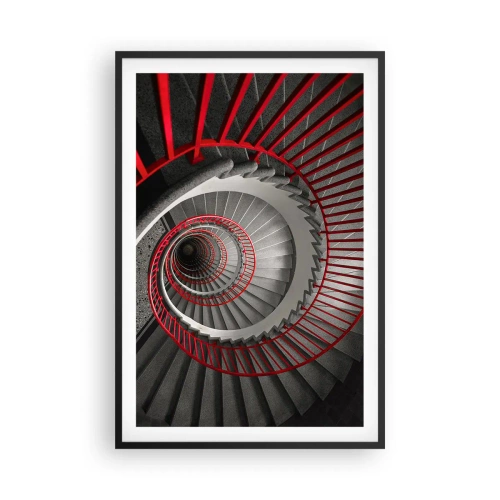 Poster în ramă neagră - Jocuri arhitecturale - 61x91 cm