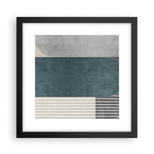 Poster în ramă neagră - Compoziție de nivel - 30x30 cm
