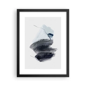 Poster în ramă neagră - Intensitate și mișcare - 30x40 cm