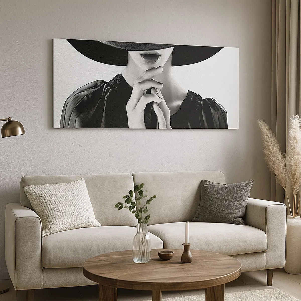 Tablou pe pânză - Frumusețea ascunsă - 100x40 cm