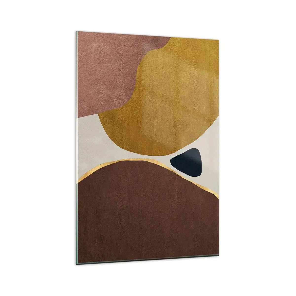 Tablou pe sticlă - Abstracție - un loc în spațiu - 80x120 cm