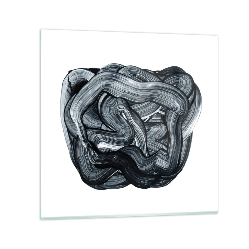 Tablou pe sticlă - Nu este atât de simplu - 60x60 cm