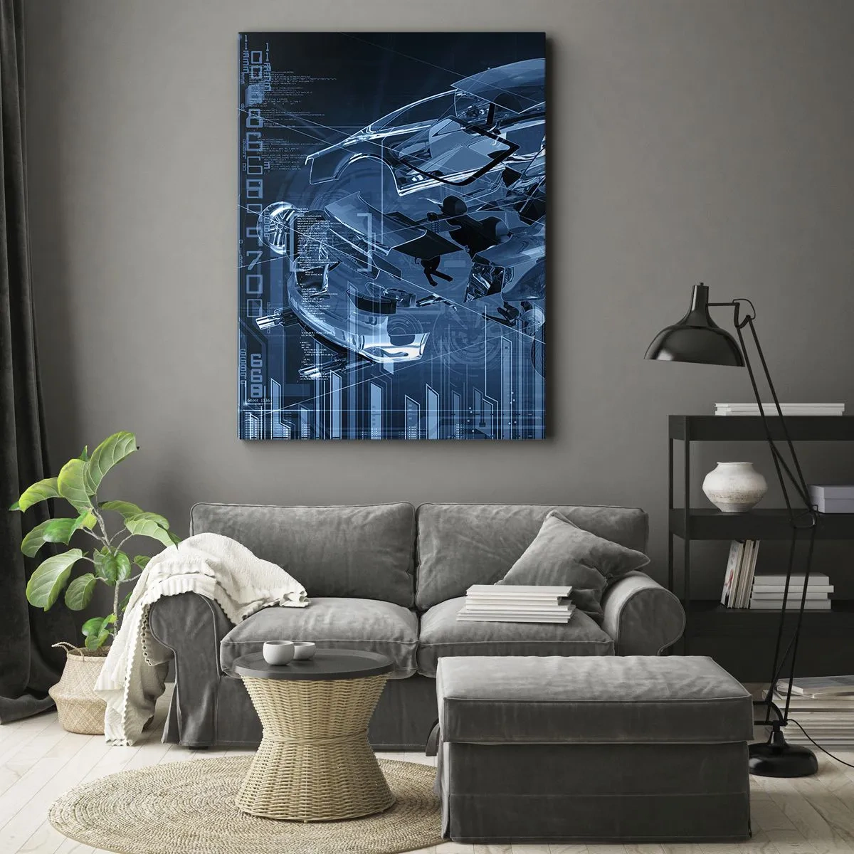 Tablou pe pânză - Anatomie inginerească - 70x100 cm