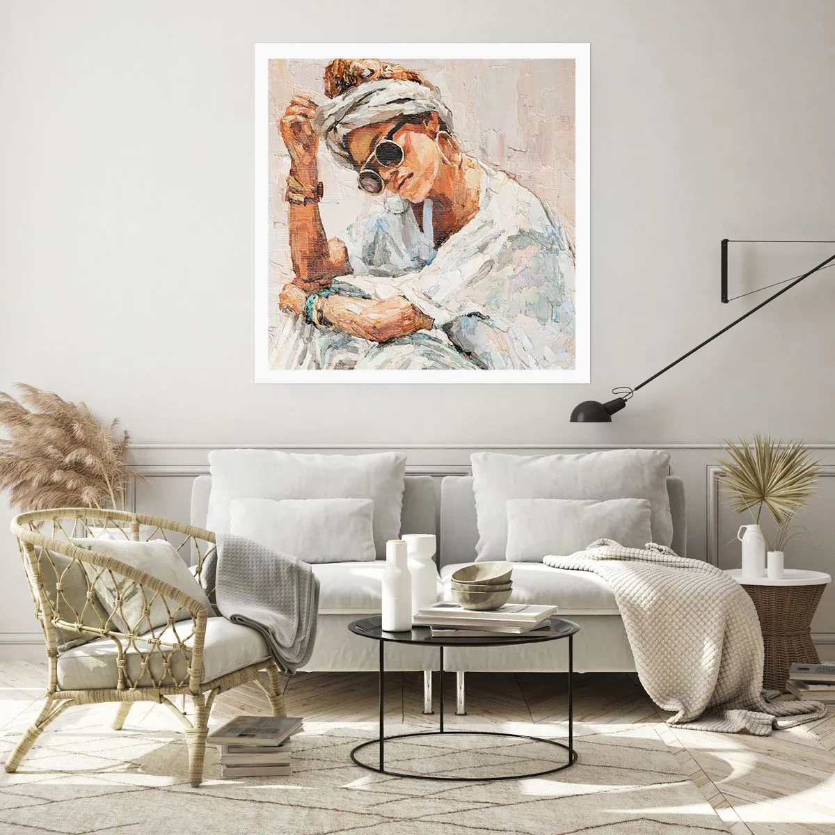 Poster - Portret în plin soare - 50x50 cm