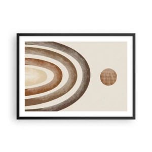 Poster în ramă neagră - Într-o galaxie îndepărtată - 70x50 cm
