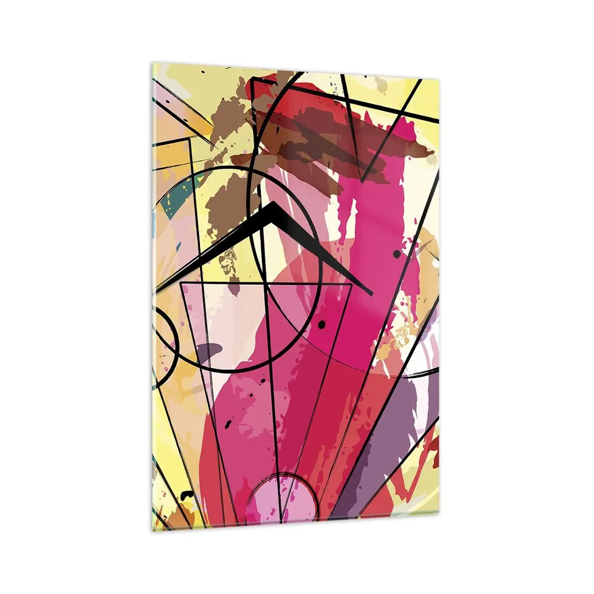 Tablou pe sticlă - Explozie - 80x120 cm