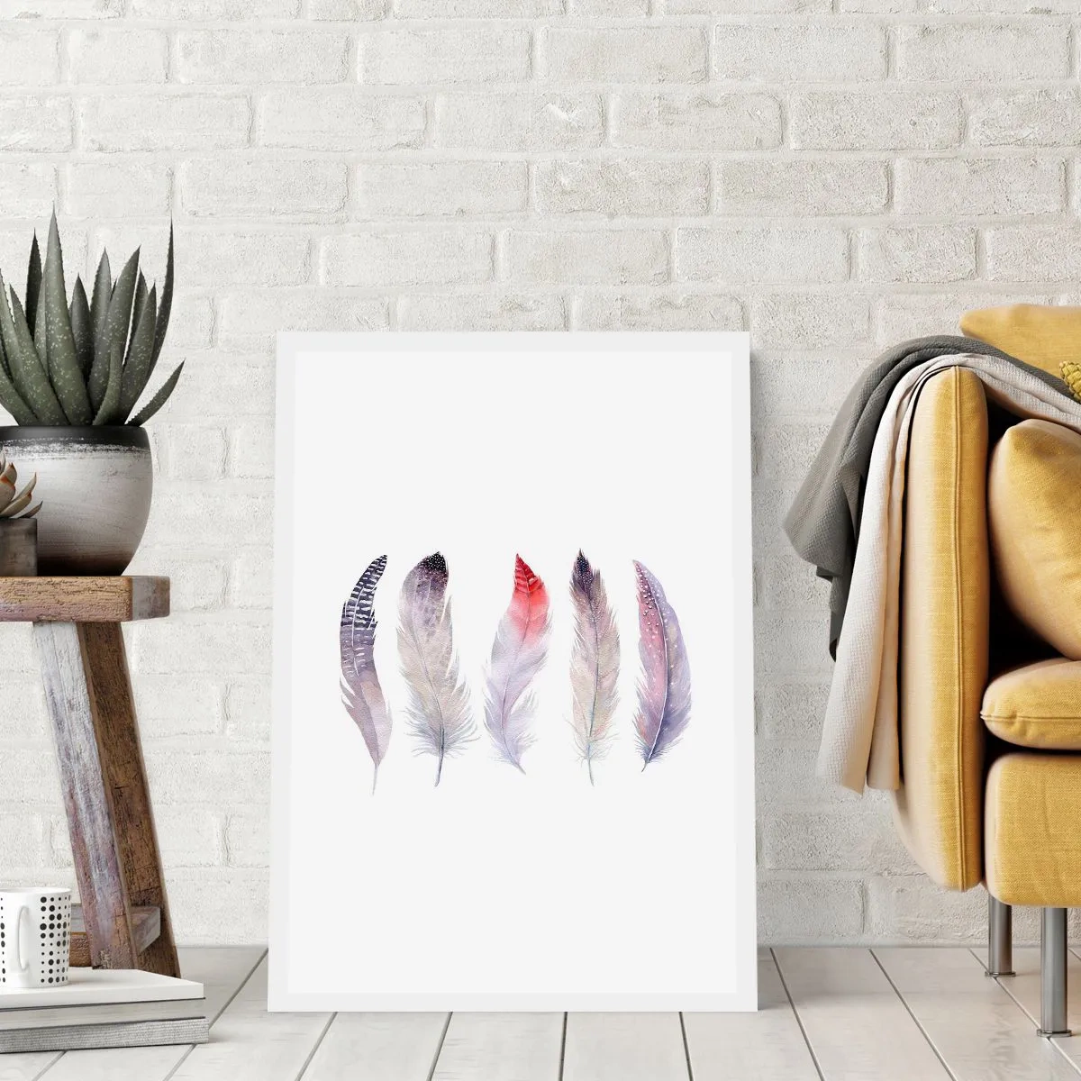 Poster - Delicate ca o ceață multicoloră - 30x40 cm