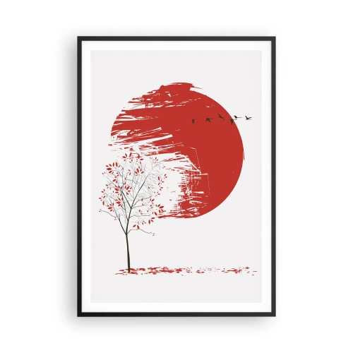 Poster în ramă neagră - Cunoști această țară? - 70x100 cm