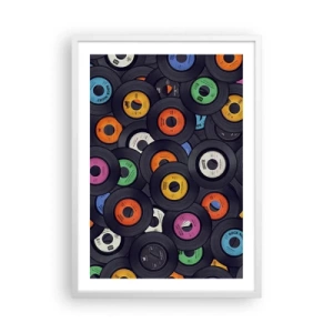 Poster în ramă albă - Culorile clasicilor - 50x70 cm