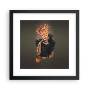 Poster în ramă neagră - Magia vrăjitoarei - 30x30 cm