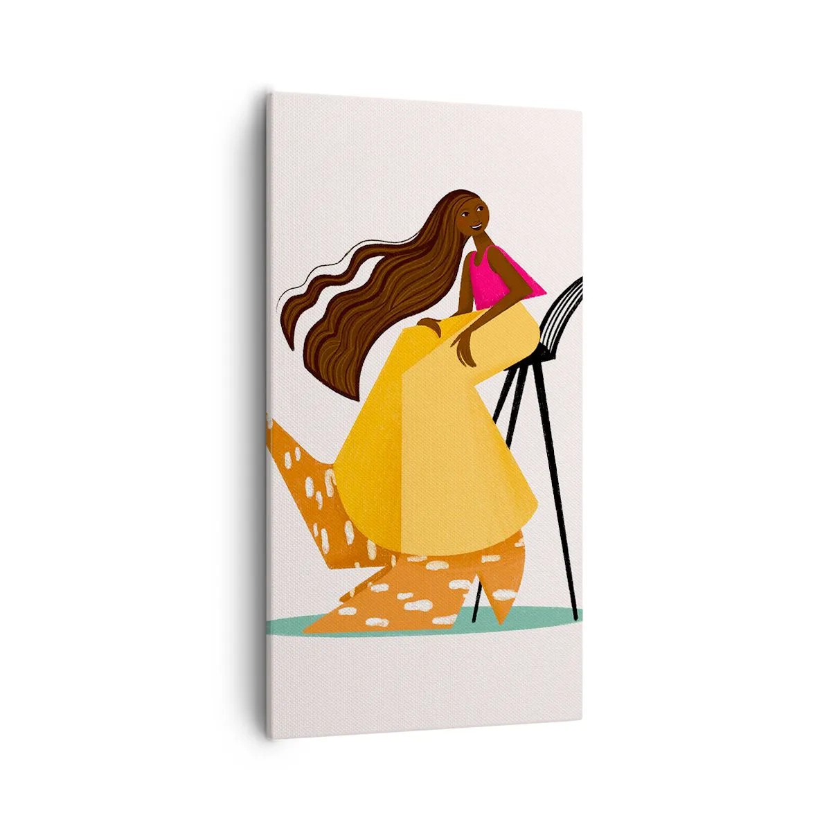 Tablou pe pânză - Moda este distractivă - 55x100 cm