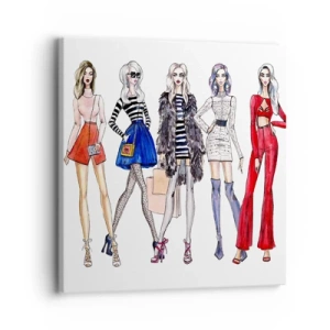 Tablou pe pânză - Every week Fashion Week - 30x30 cm