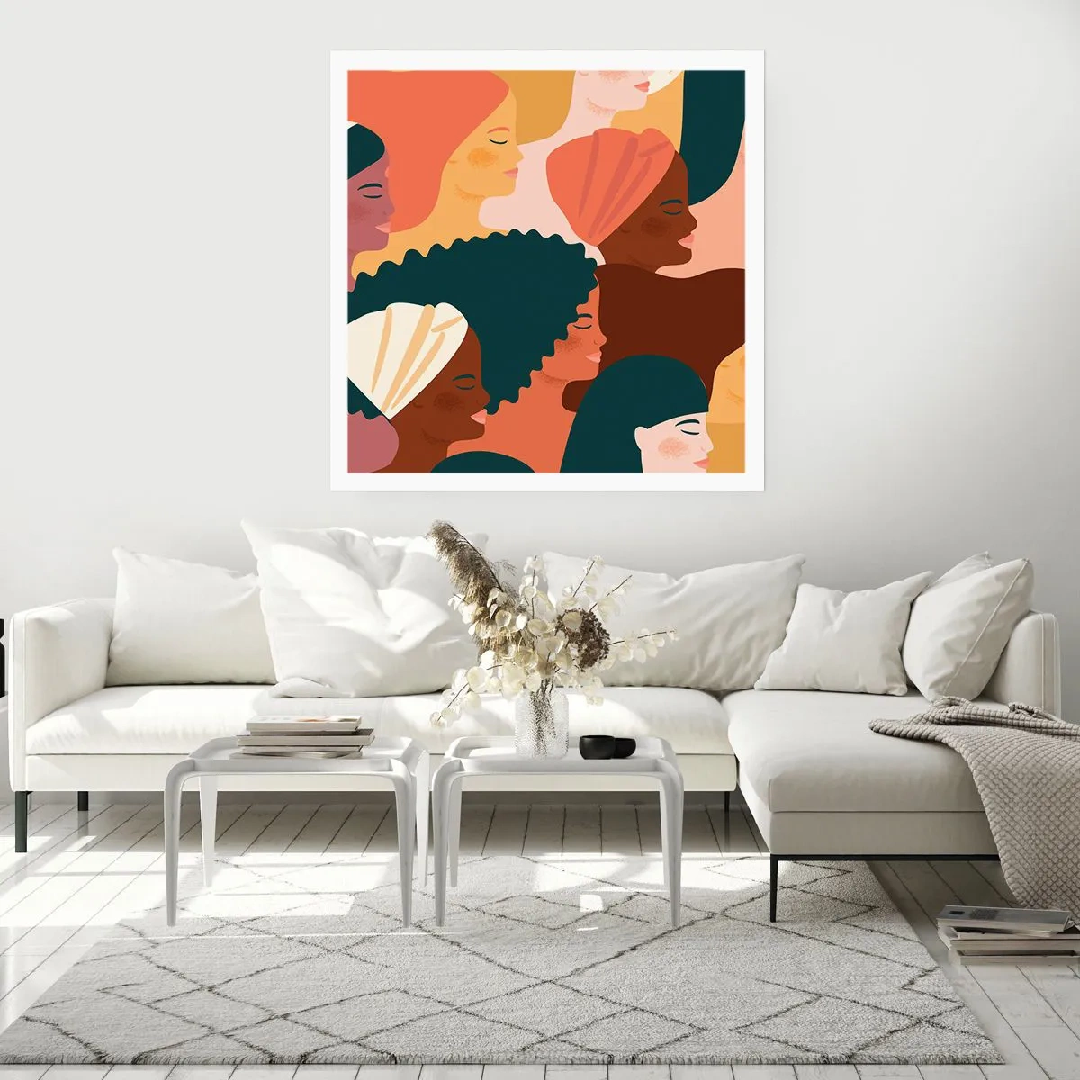 Poster - Numai feminitate - 40x40 cm