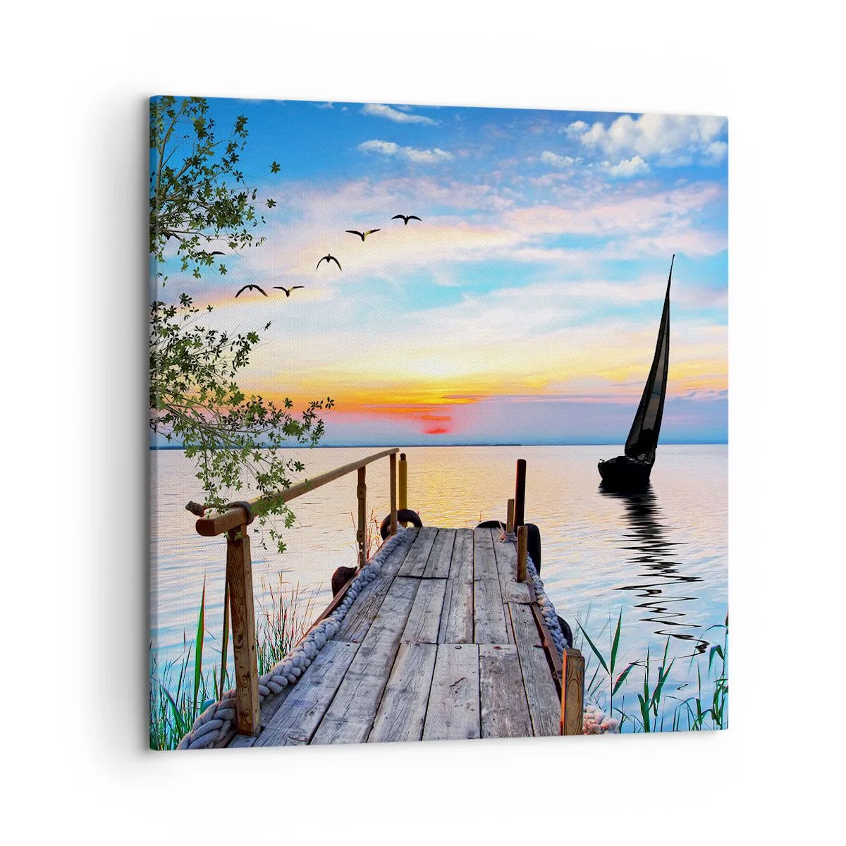 Tablou pe pânză - Bună seara - 50x50 cm