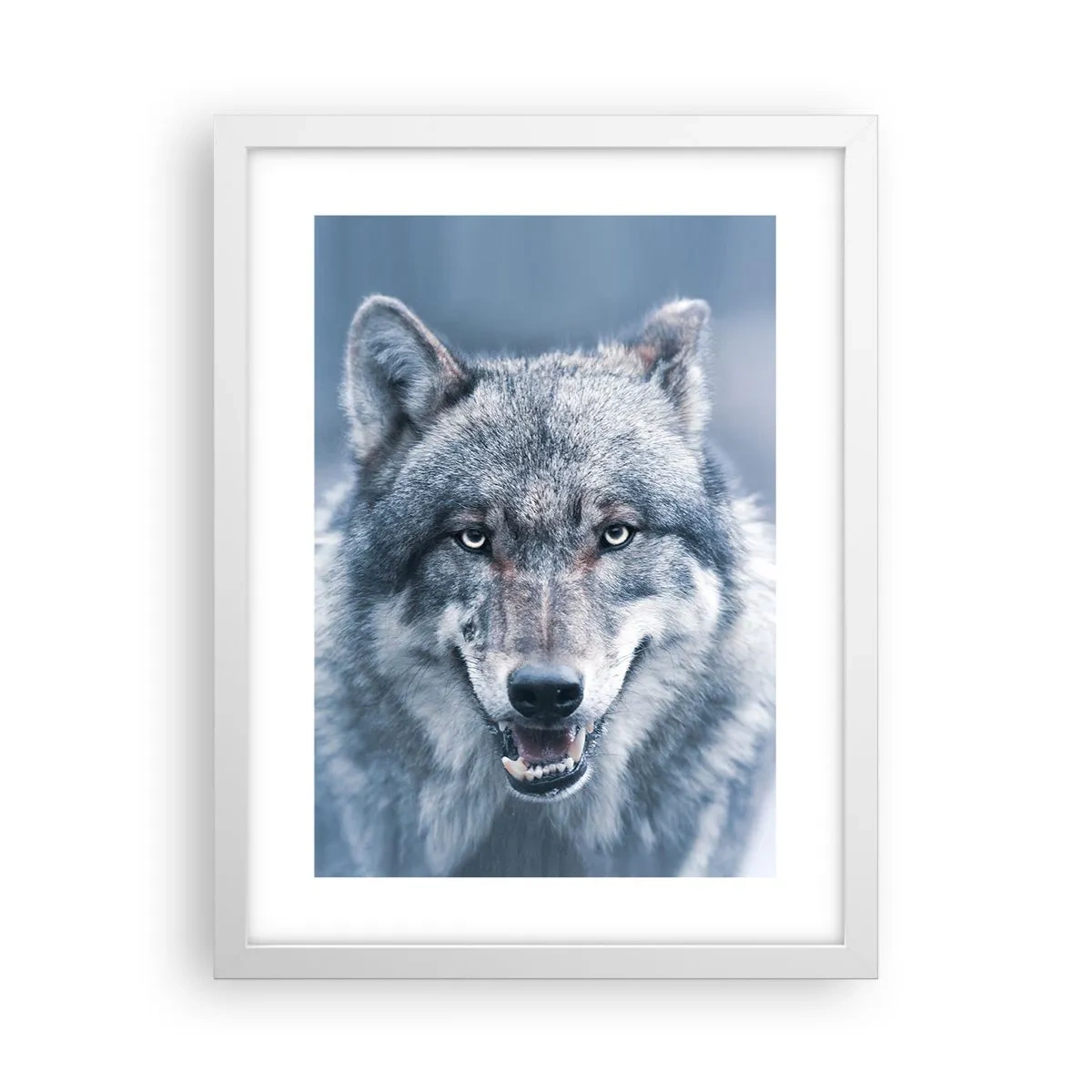 Poster în ramă albă - Accepți provocarea? - 30x40 cm